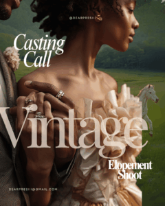🌿 Casting Love: Bringing a Vintage Elopement Vision to Life at Yellow Door Ranch– ATLANTA MODELS ✨